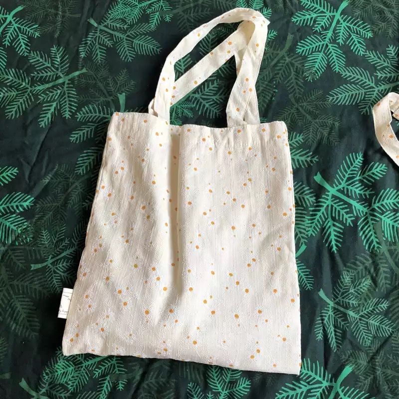 PAPATYALI KANVAS ÇANTA (OMUZ ASKILI)