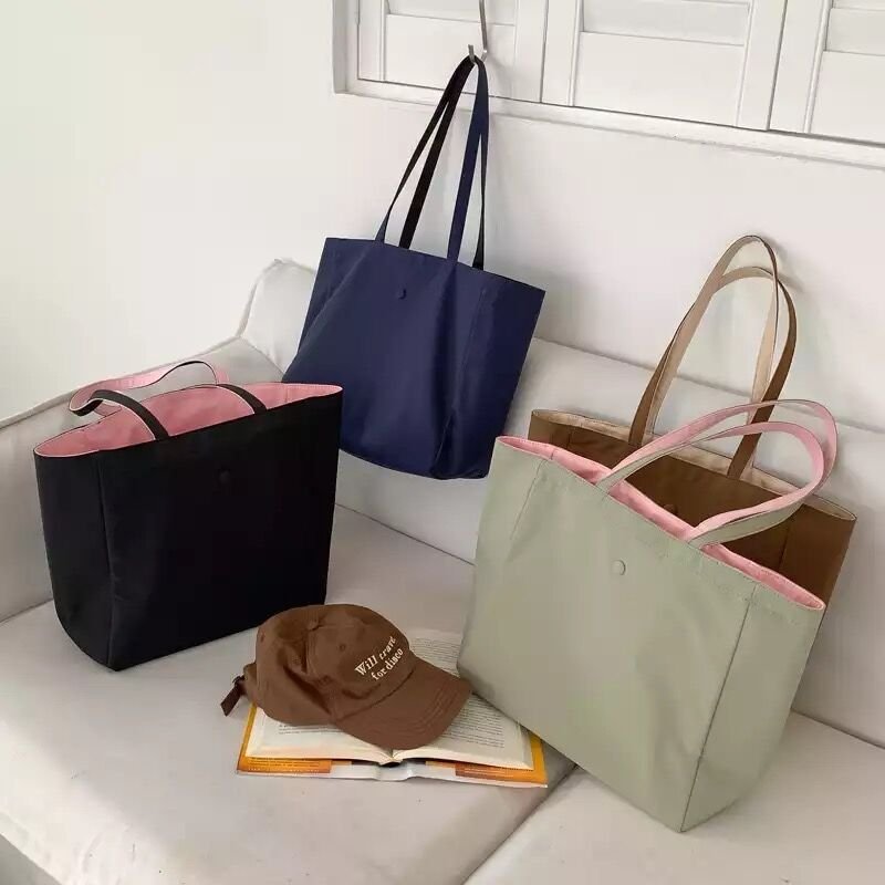 Çift Taraflı Shopper Bag