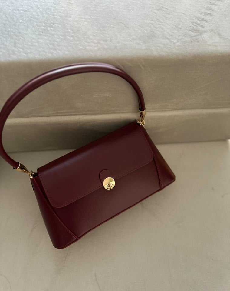 Caryle Bordo Baget Çanta