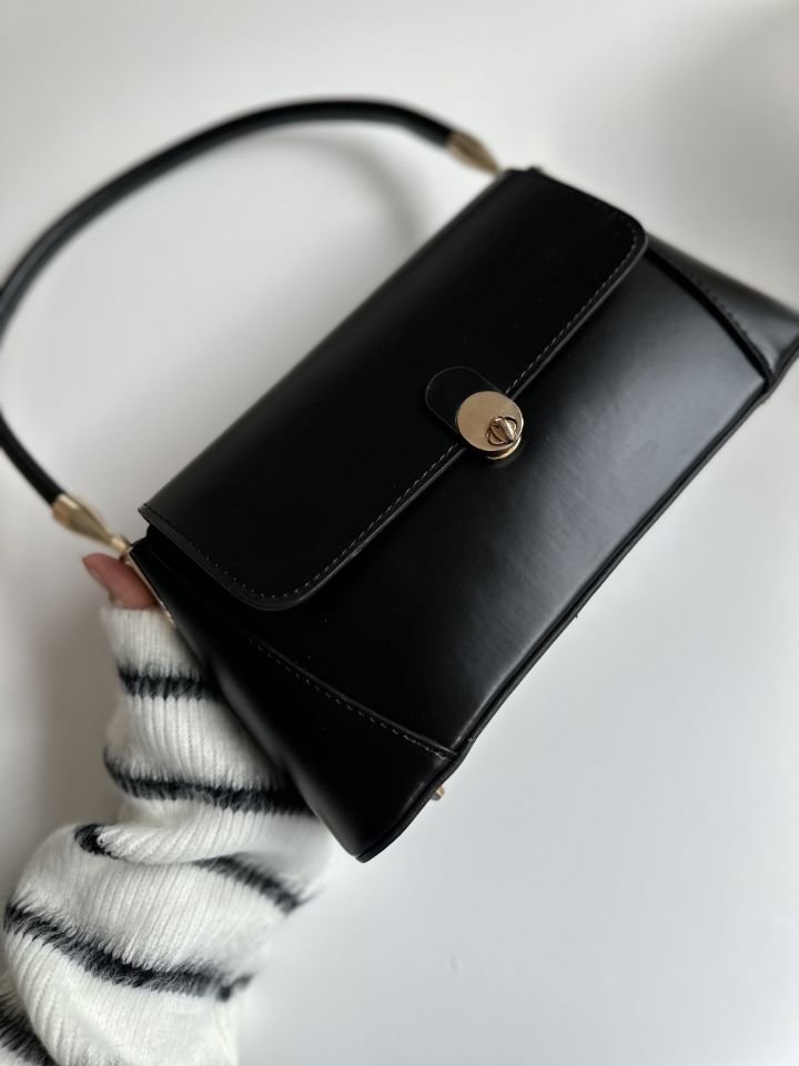 Caryle Siyah Baget Çanta