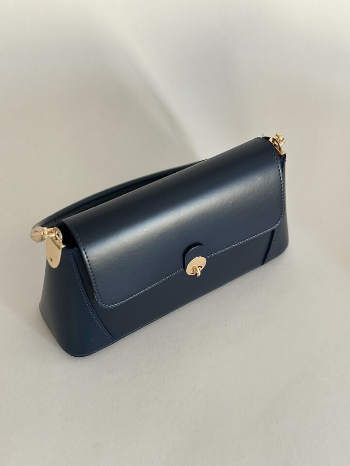 Caryle Lacivert Baget Çanta