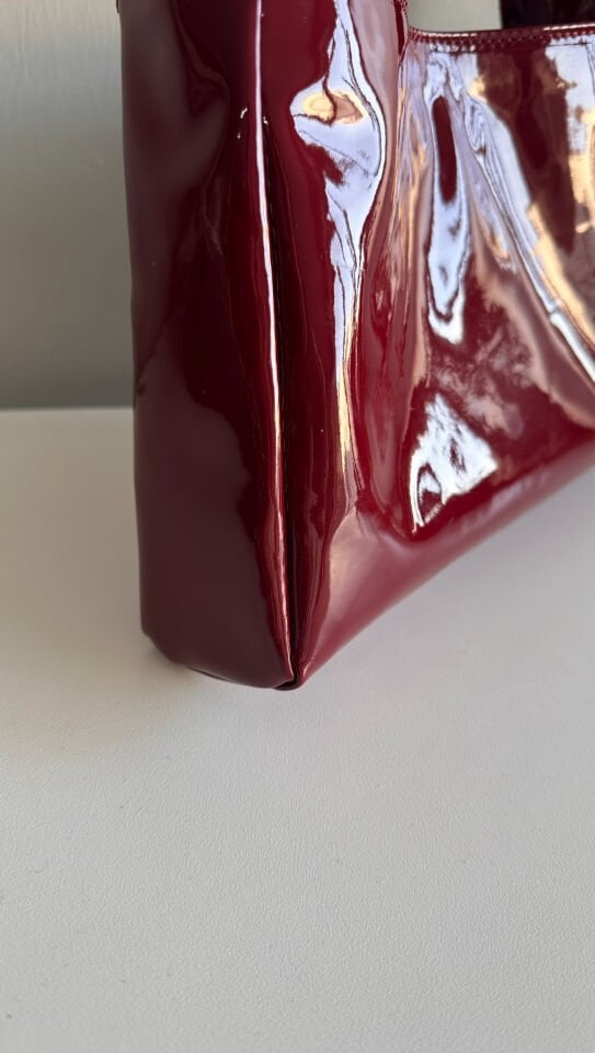 Sophia Baget Çanta Rugan Bordo