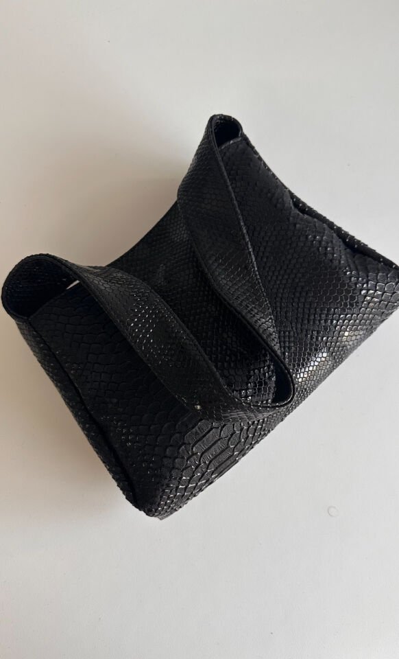 Sophia Baget Çanta Croco Siyah