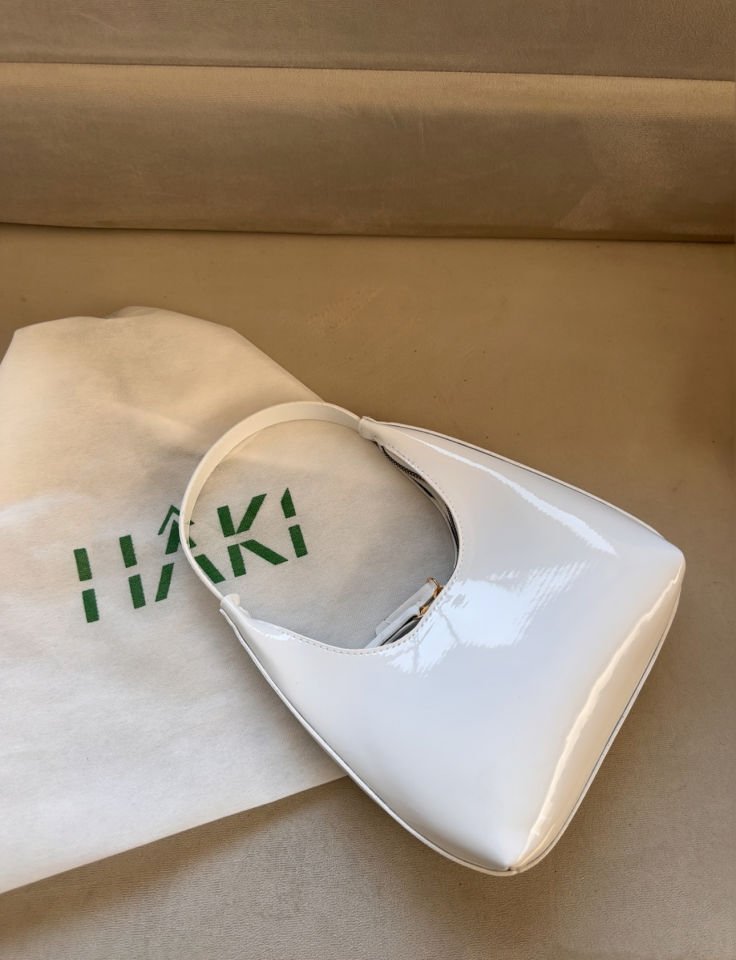 Gigi Baget Çanta Beyaz