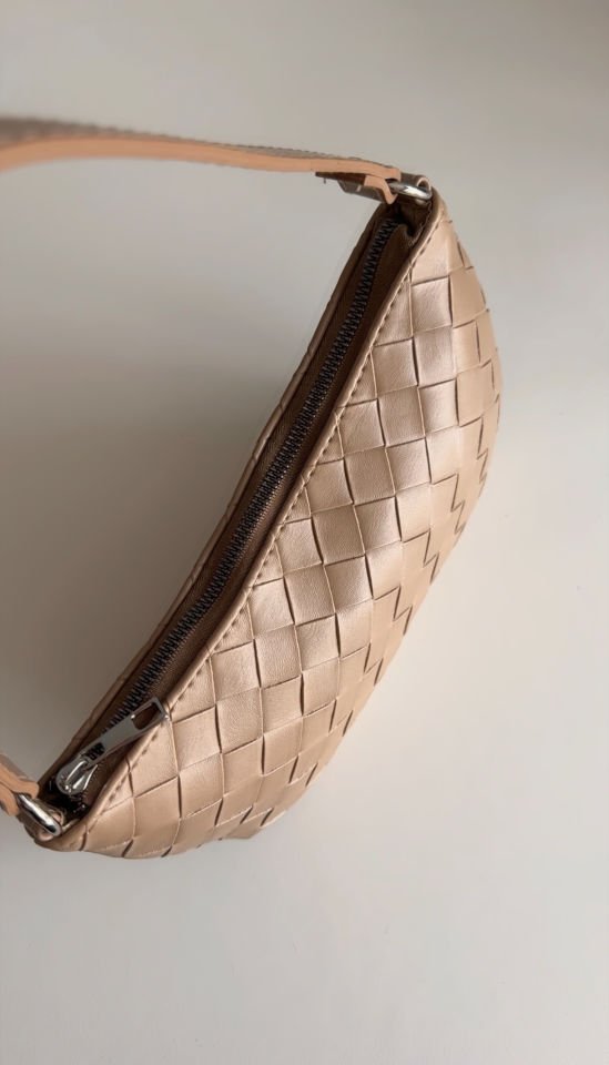 Luna Örgü Dokulu Çanta Bej
