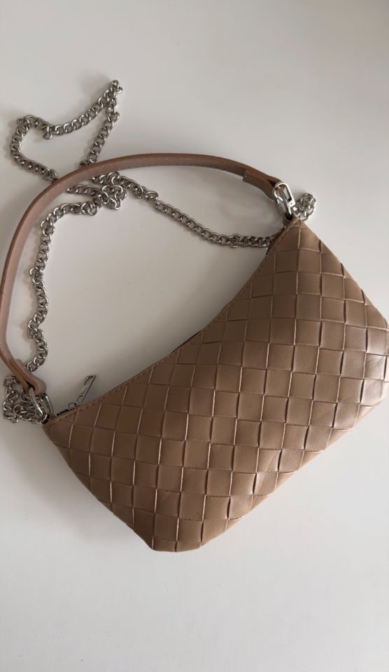 Luna Örgü Dokulu Çanta Bej