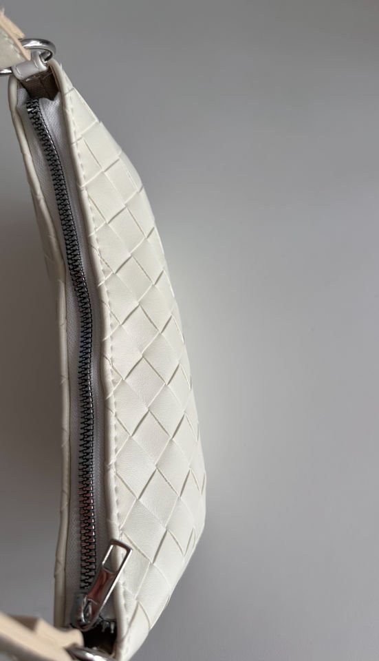 Luna ÖrgÜ Dokulu Çanta Beyaz