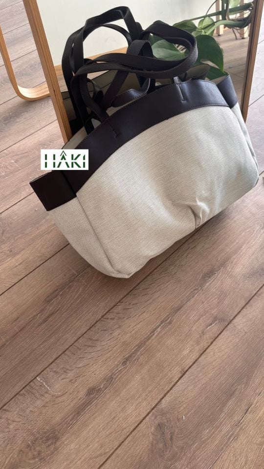 Kacie Çift Saplı Kanvas Tote Shopper Çanta Acı Kahve