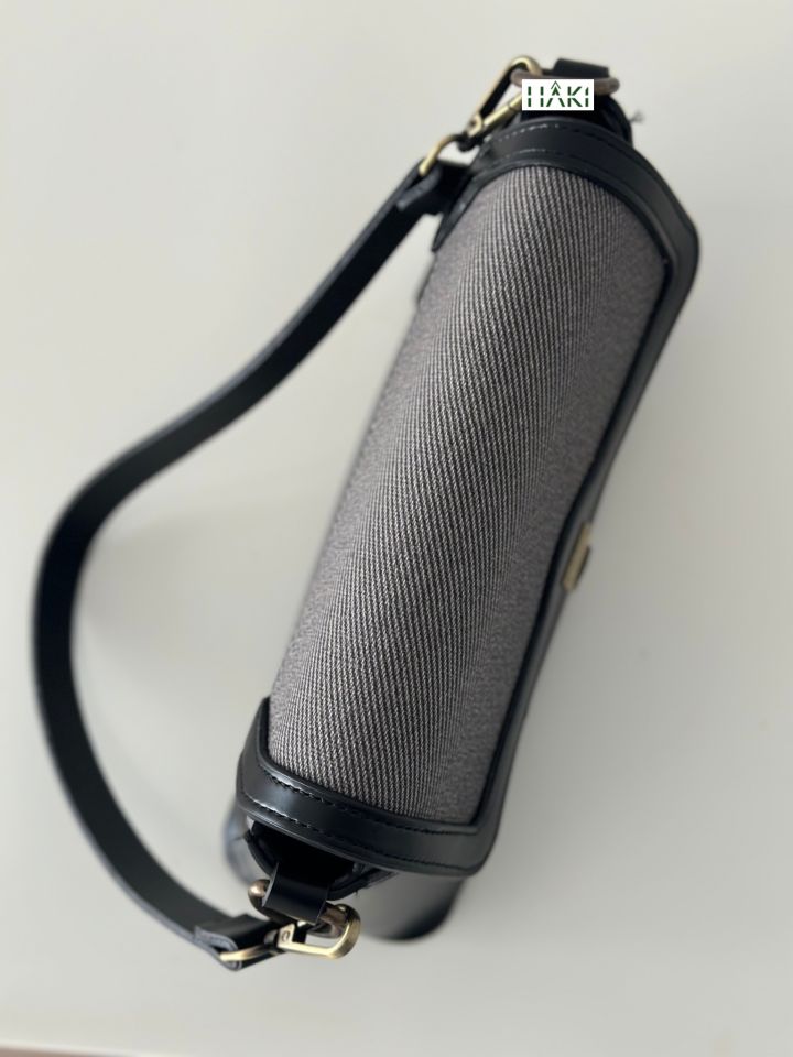 Brix Antik Aksesuarlı Çift Askılı Çanta Siyah