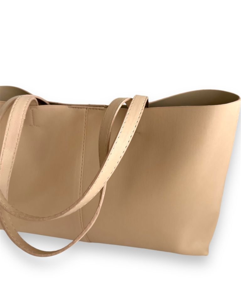 Scone Shopper Tote Çanta Bej
