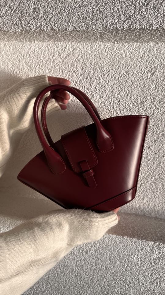 Marga Omuz Çantası Bordo