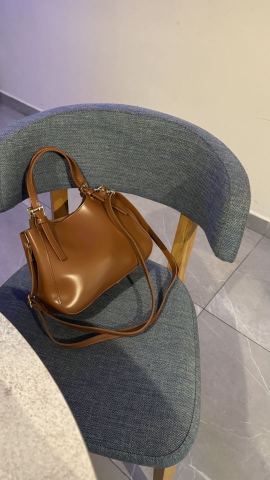 Celia El ve Omuz Çantası Taba