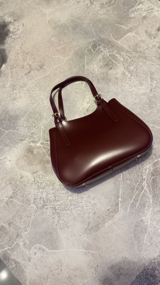 Celia El ve Omuz Çantası Bordo