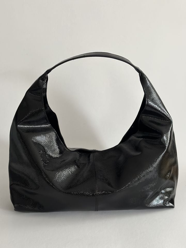 Boucle Salaş Omuz Çantası Siyah