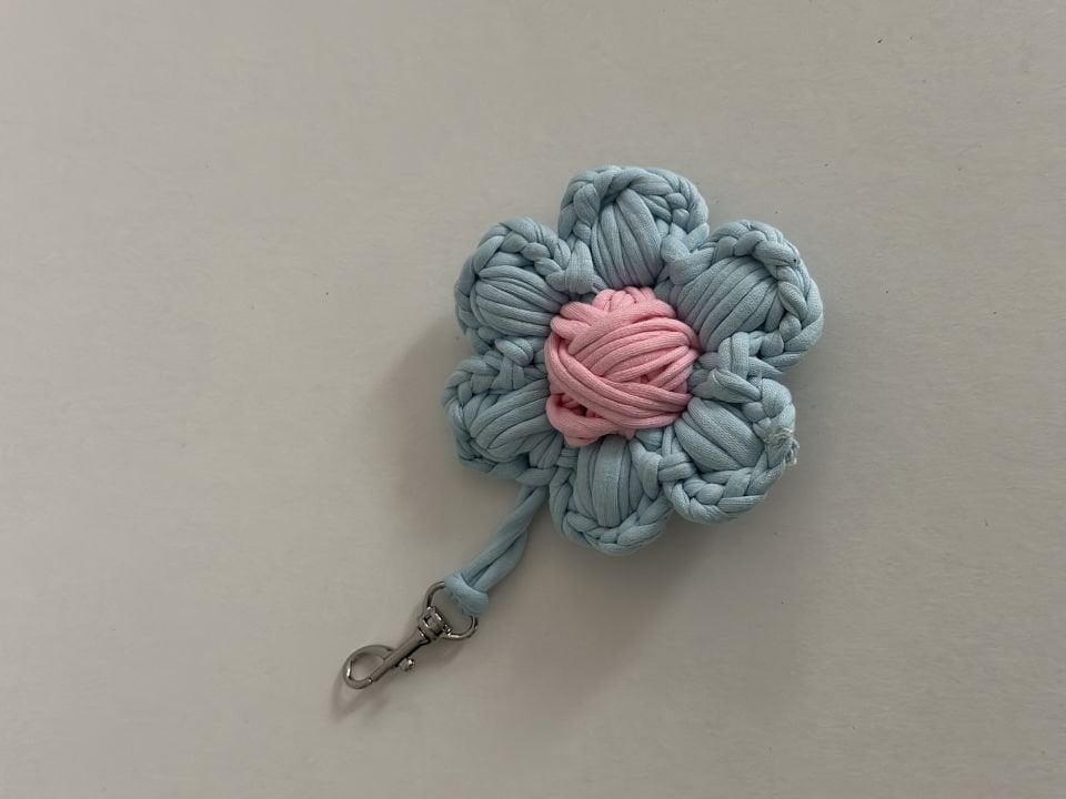 Flower Charm Bebe Mavi