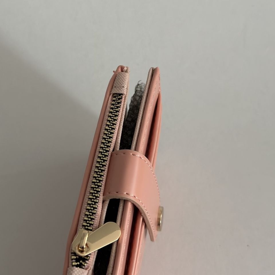 Twin Kağıt Para Bölmeli Cüzdan Somon