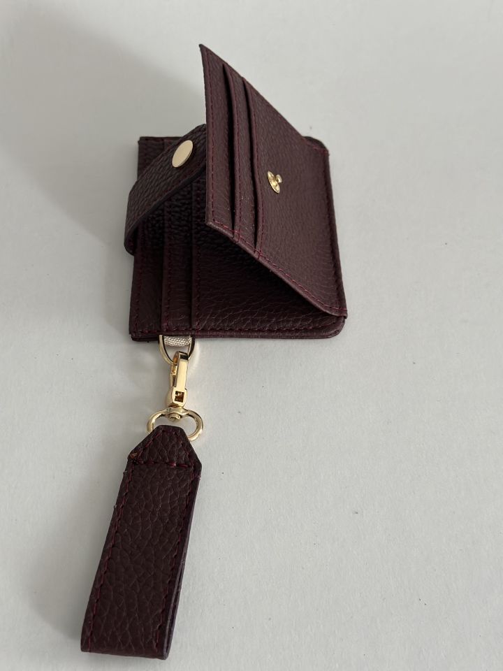 Evie Mini Kartlık Cüzdan Bordo