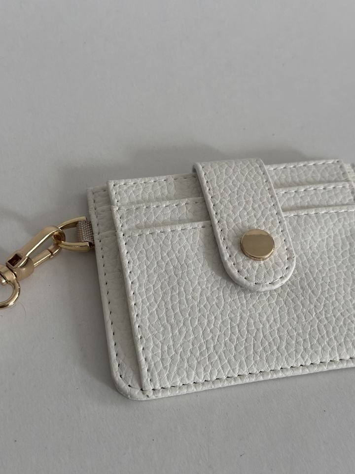 Evie Mini Kartlık Cüzdan Beyaz