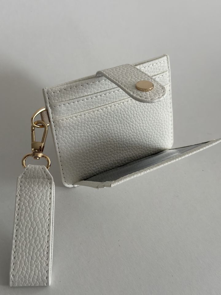 Evie Mini Kartlık Cüzdan Beyaz