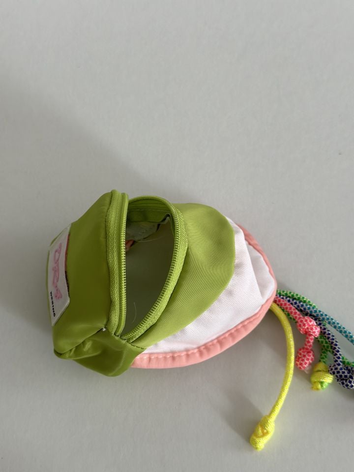 Mini Backpack Charm Anahtarlık Yeşil