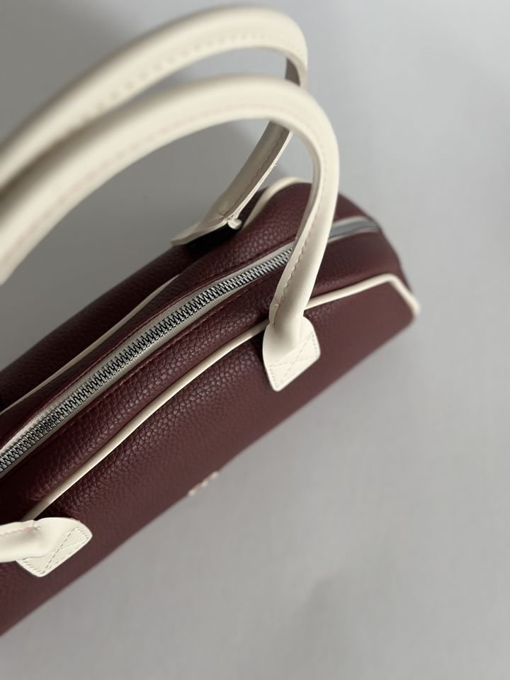 Elegance Nakış Detay El ve Omuz Çantası Bordo