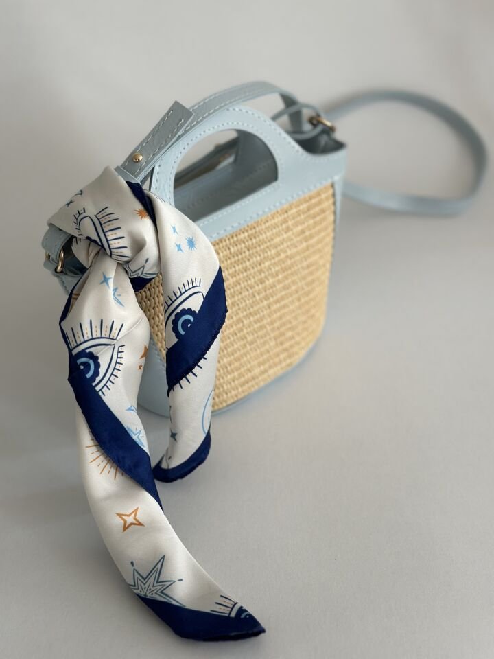 Göz ve Yıldız Motifli Fular