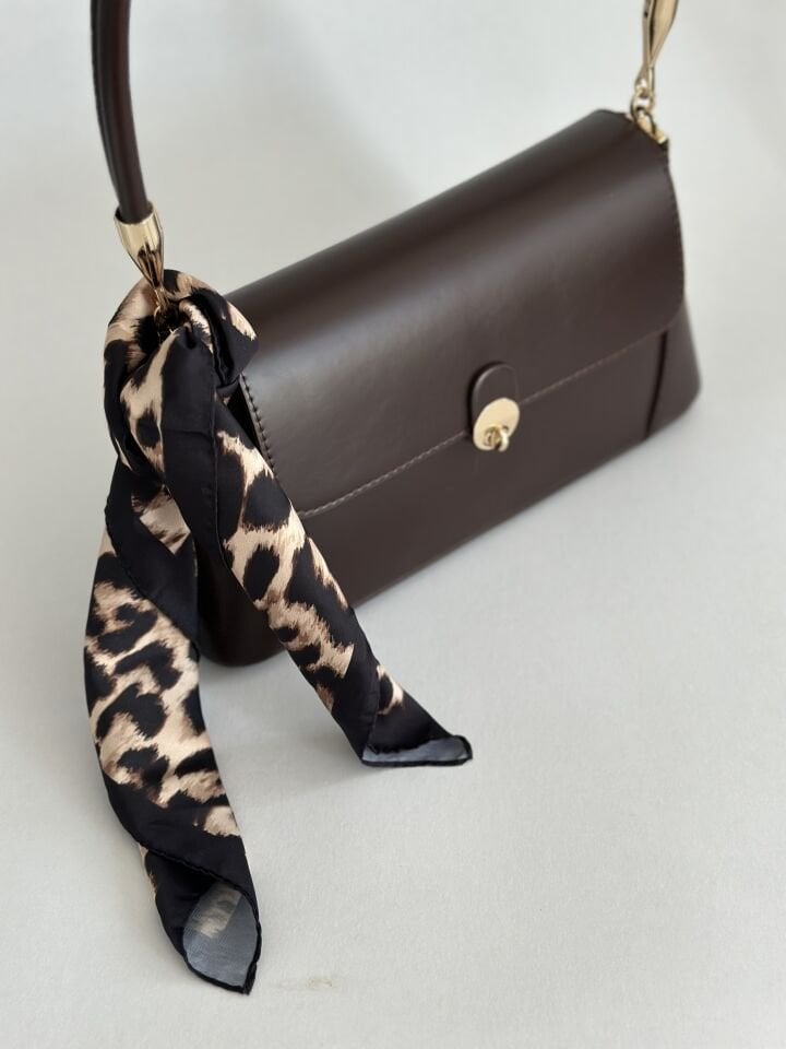 Leopar Desenli Fular