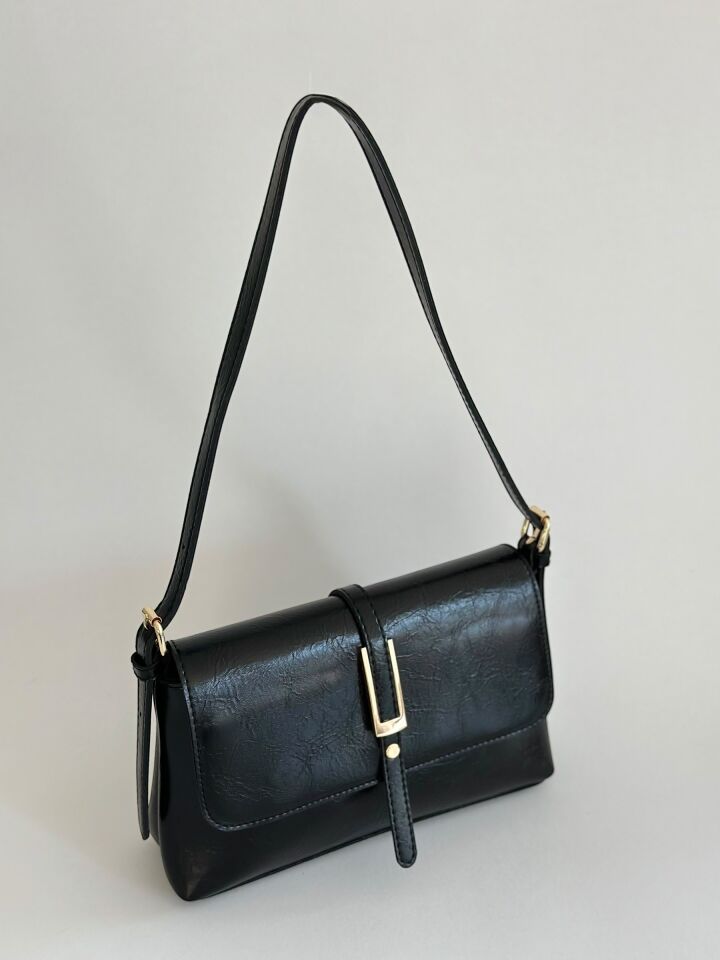 Mini Pie Omuz Çantası Siyah