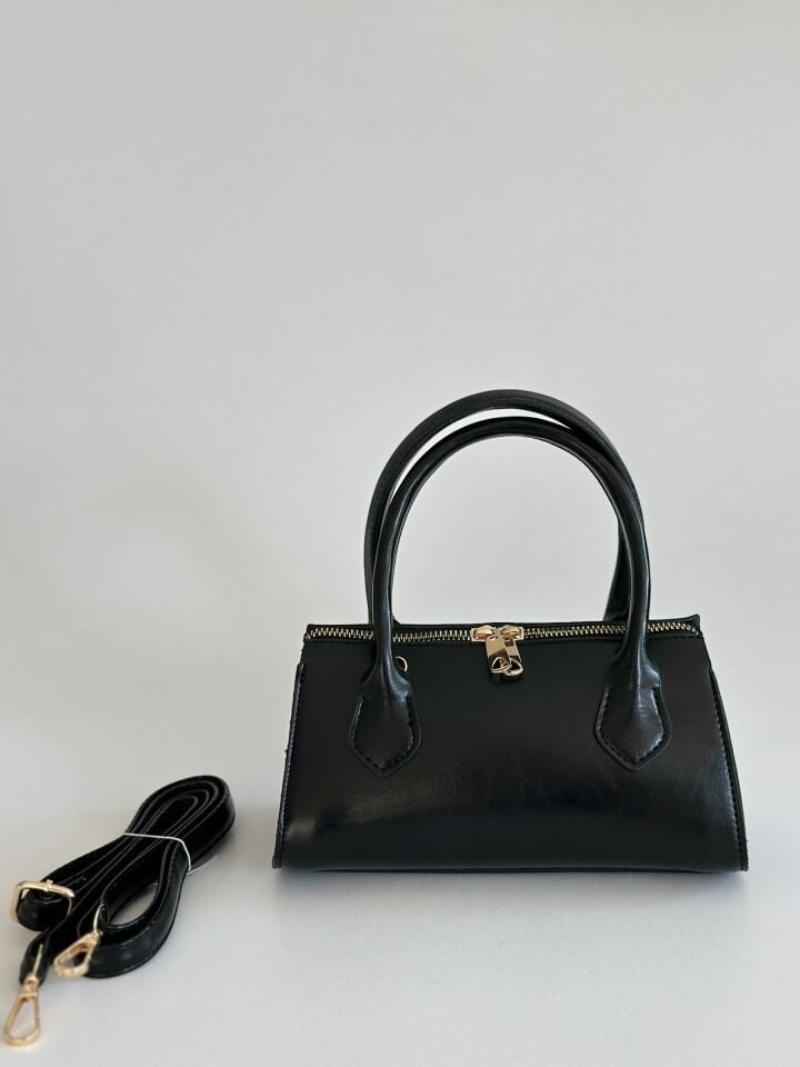 Classy El ve Omuz Çantası Siyah