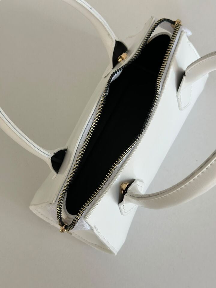 Classy El ve Omuz Çantası Beyaz