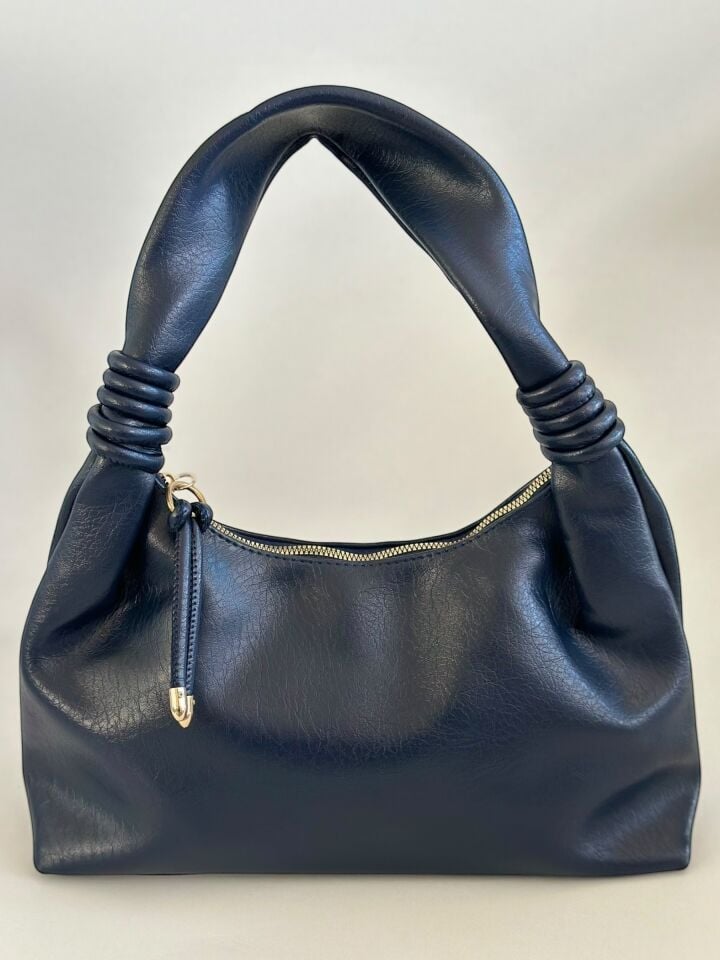 Mila Düğüm Detay Omuz Çantası Lacivert