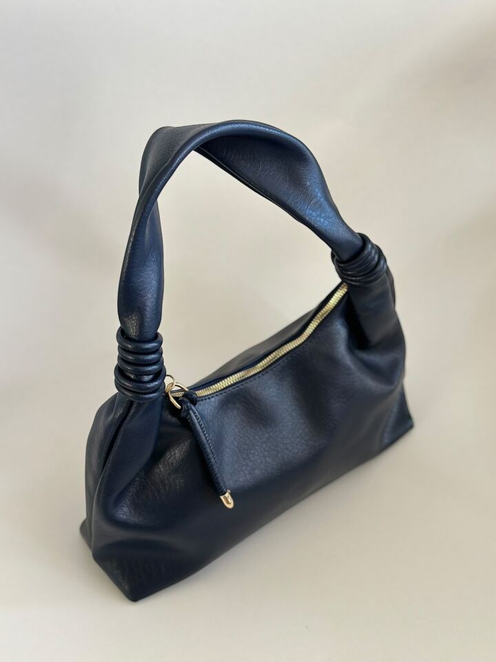 Mila Düğüm Detay Omuz Çantası Lacivert