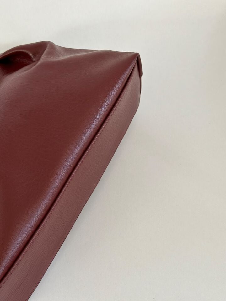 Mila Düğüm Detay Omuz Çantası Bordo